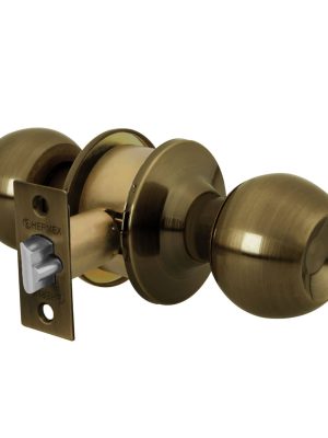 28049 - Cerradura esfera cilíndrico, entrada, antiguo, blíster, HB