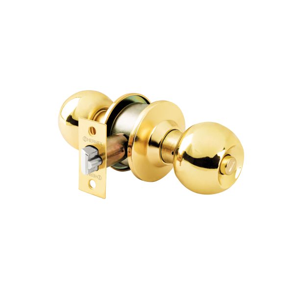 23563 - Cerradura tipo esfera cilíndrico, recámara, brillante, BASIC