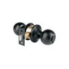 28139 - Cerradura tipo esfera, cilíndrico, baño, negro, BASIC