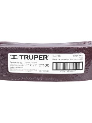BALI-3100ME1.jpg 15800 - 1 banda de lija 3 x 21' p/madera grano 100 en paquete de 5