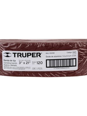 BALI-3120ME1.jpg 15819 - 1 banda de lija 3 x 21' p/madera grano 120 en paquete de 5