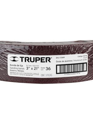 BALI-336ME1.jpg 15775 - 1 banda de lija 3 x 21' p/madera grano 36 en paquete de 5