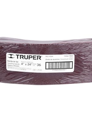 BALI-436ME1.jpg 15823 - 1 banda de lija 4 x 24' p/madera grano 36 en paquete de 5