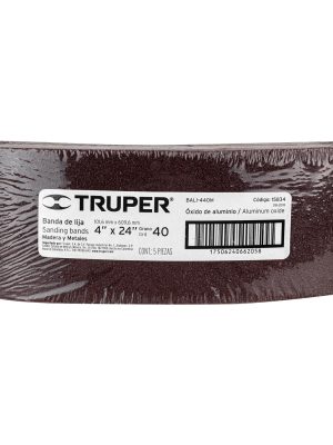 BALI-440ME1.jpg 15834 - 1 banda de lija 4 x 24' p/madera grano 40 en paquete de 5