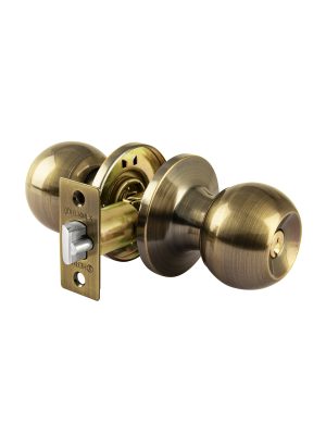 23659 - Cerradura tipo esfera, tubular, recámara, antiguo, BASIC