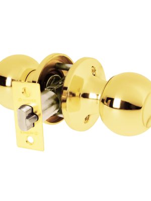 28067 - Cerradura esfera tubular, entrada, brillante, blíster, BASIC