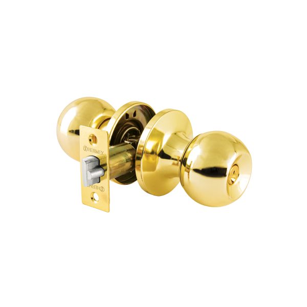 23658 - Cerradura tipo esfera, tubular, recámara,brillante, BASIC