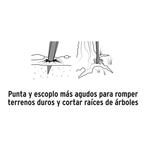 BAP-175ED1.jpg 19963 - Barreta para tierra dura de 1'x175 cm, escoplo 67 mm, Truper