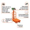 15729 - Báscula electrónica de plataforma, plegable, 100 kg, Truper