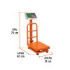 15729 - Báscula electrónica de plataforma, plegable, 100 kg, Truper