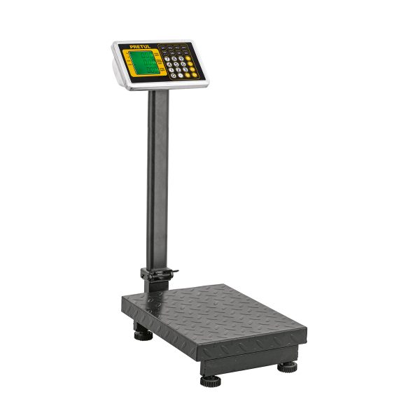 28461 - Báscula electrónica de plataforma, plegable, 100 kg. Pretul