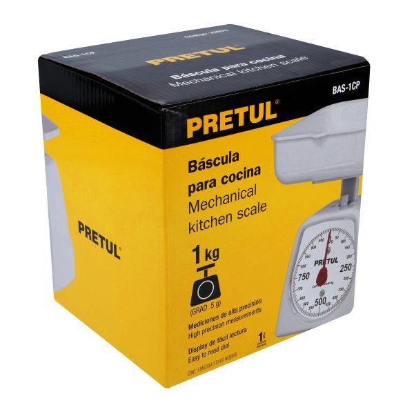 29970 - Báscula mecánica para cocina 1 Kg, Pretul