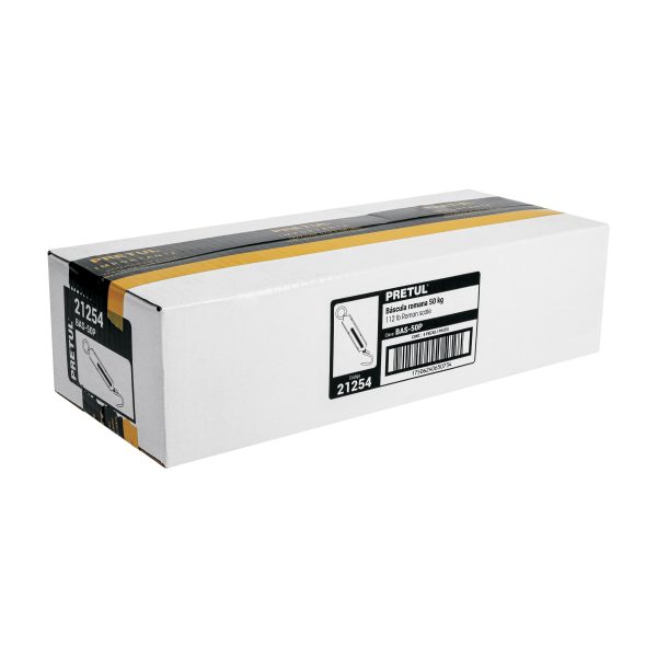 21254 - Báscula capacidad 50 kg romana de resorte, Pretul