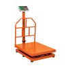 15733 - Báscula electrónica de plataforma, plegable, 500 kg, Truper