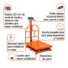 15733 - Báscula electrónica de plataforma, plegable, 500 kg, Truper