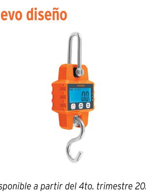 BASE-300C.jpg 100788 - Báscula electrónica colgante, de pilas, 300 kg, Truper