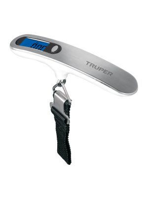 BASE-50M.jpg 100787 - Báscula electrónica para equipaje, de pilas, 50 kg, Truper