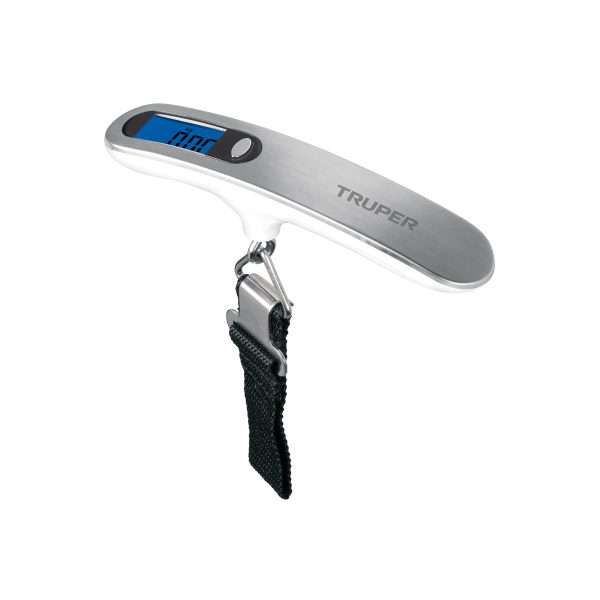 100787 - Báscula electrónica para equipaje, de pilas, 50 kg, Truper