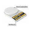 28309 - Báscula digital para cocina, plato de poliprop, 5 kg, Pretul