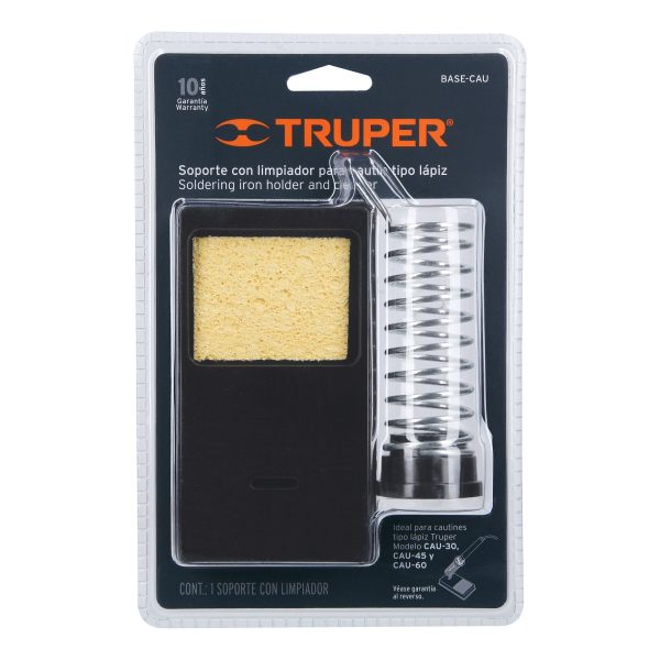 17556 - Base para cautín tipo lápiz con limpiador de esponja, Truper