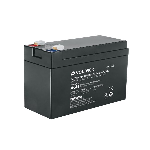 45339 - Batería sellada de ácido-plomo 12 Vcc 7 Ah, VOLTECK