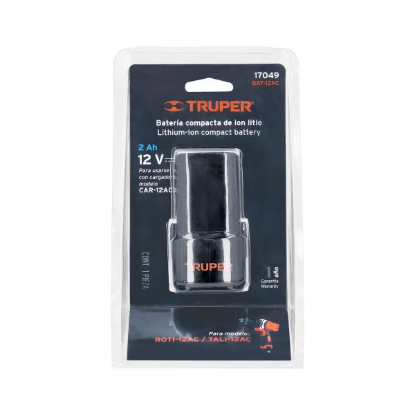 17049 - Batería ion litio, 12V, para ROTI-12AC y TALI-12AC