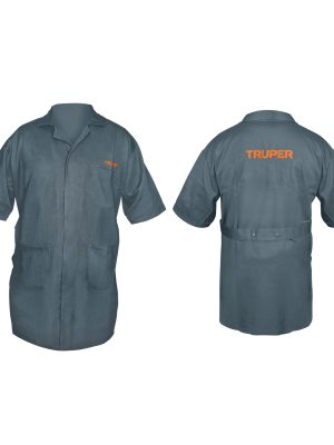 60040 - Bata bordada con logo, talla 42, Truper