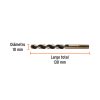 14321 - Broca HSS 10.0 mm Trugold para metal, Truper Expert