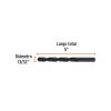 15339 - Broca HSS 13/32' Trublack para metal, Truper