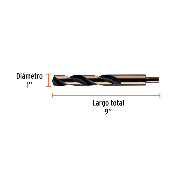 BAV-1FC2.jpg 11176 - Broca HSS 1' Trugold para metal, Truper Expert