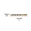 11150 - Broca HSS 3/8' Trugold para metal, Truper Expert