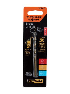BAV-5-32-B.jpg 12742 - Broca HSS 5/32' Trugold para metal en blíster, Expert