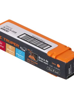 15069 - Broca HSS 5/64' Trublack para metal, Truper