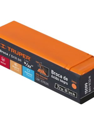 15099 - Broca HSS 9/32' Trublack para metal, Truper