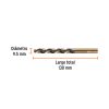 14319 - Broca HSS 9.5 mm Trugold para metal, Truper Expert