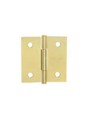 25108 - Bisagra cuadrada 2', latonado, cabeza plana, HERMEX BASIC