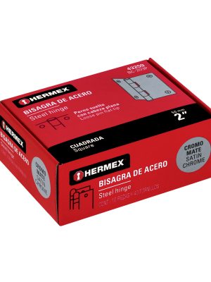 BC-203PE1.jpg 43259 - Bisagra cuadrada 2', satinado, cabeza plana, HERMEX