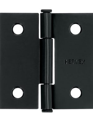 BC-206P.jpg 46706 - Bisagra cuadrada 2', negro mate, cabeza plana, HERMEX