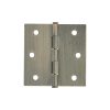 25102 - Bisagra cuadrada 2-1/2', latón antiguo, cabeza plana, BASIC