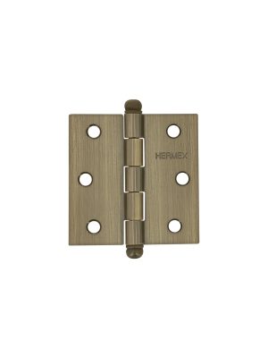 BC-252R.jpg 43245 - Bisagra cuadrada 2-1/2', latón antiguo, cabeza redonda