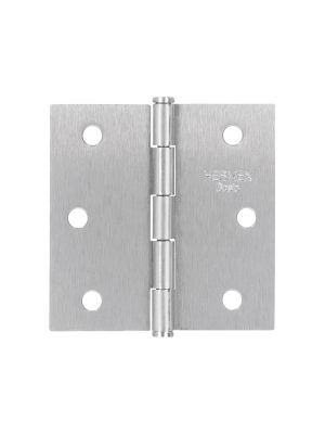 25107 - Bisagra cuadrada 2-1/2', satinado, cabeza plana, BASIC