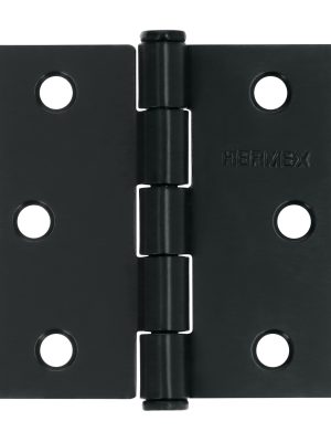 BC-256P.jpg 46707 - Bisagra cuadrada 2 1/2', negro mate, cabeza plana, HERMEX