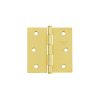 28800 - Bisagra cuadrada 3', latonado, cabeza plana, HERMEX BASIC