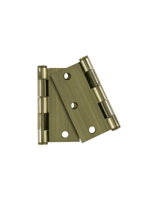 49599 - Bolsa c/2 bisagras cuadradas de 3' acero laton antiguo, plan