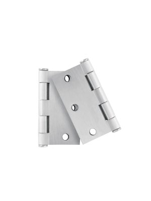 49597 - Bolsa c/2 bisagras cuadradas de 3' acero cromo mate, plana