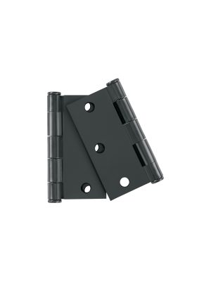 49603 - Bolsa c/2 bisagras cuadradas de 3' acero negro, plana