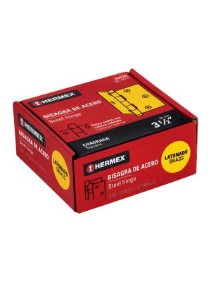 BC-351RE1.jpg 43233 - Bisagra cuadrada 3-1/2', latonado, cabeza redonda, HERMEX