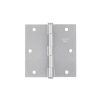 23688 - Bisagra cuadrada 3-1/2', satinado, cabeza plana, BASIC
