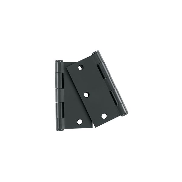 49604 - Bolsa c/2 bisagras cuadradas 3-1/2' acero negro, plana