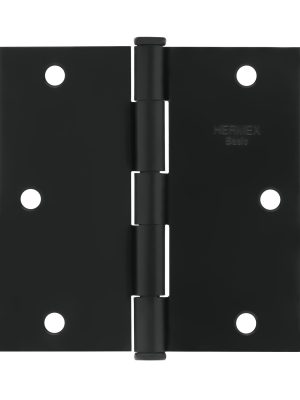 BC-356PP.jpg 27135 - Bisagra cuadrada 3-1/2', negro mate, cabeza plana, BASIC